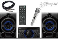 Sony High Power Bluetooth Stereo Home Audio Speaker System with USB Port for MP# Playback, Audio in for Digital Players, AM/FM Tumers Includes NeeGo Bluetooth Receiver and NeeGo 3.5MM AUX Cord and re