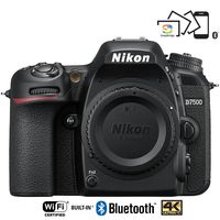 Nikon D7500 20.9MP DX-Format Wi-Fi 4K Digital SLR Camera Body - (Renewed)