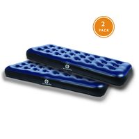 Outbound Twin Air Mattress | Portable Air-Bed Single Size | Inflatable Mattress Blow Up Bed for Camping | Repair Patch, (Single, 2 Pack)