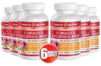 Organic echinacea Root - ECHINACEA and GOLDENSEAL Root - Immune Booster (6 Bottles)