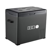 ICECUBE 53qt (50L) Elite Series 12V Portable Electric Refrigerator, Fridge Freezer, AC/DC 2-Way, Iceless Operation, Compatible All Vehicle Types, RV, Camping, Outdoor Cooler