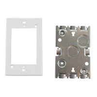 Wiremold Legrand 5745 Wh Steel Combination Device Box Surface Raceway; White