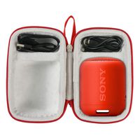 Khanka Hard Travel Case Replacement for Sony SRS-XB12 Extra Bass Portable Bluetooth Speaker (red)