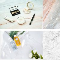 Evanto 22x35 Inch (56x88cm) 2-in-1 Cracked Marble Texture Background Flat Lay Tabletop Photography Backdrop Paper for Food, Jewelry, Cosmetics, Small Products, Photo Pros