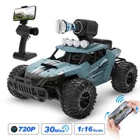 DEERC RC Cars DE36W Remote Control Car with 720P HD FPV Camera, 1/16 Scale Off-Road Remote Control Truck, High Speed Monster Trucks for Kids Adults, 30 Min Play, RC Toys Gift for Boys and Girls