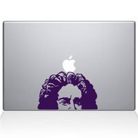 The Decal Guru Newton's Apple Decal Vinyl Sticker, 11" MacBook Air, Lavender (2339-MAC-11A-LAV)