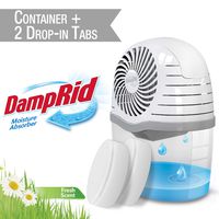 DAMPRID DR Drop Container + 2 FS TABS-SIOC Moisture Absorber, 2 Count, White, 15 Ounces