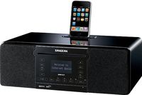 Sangean DDR-63 WiFi Internet Radio/FM-RBDS/Aux-in/CD/USB/SD All-in-One Tabletop Wooden Cabinet Musical System Compatible with iPod, Black, WiFi Internet Radio/FM-RBDS Waveband