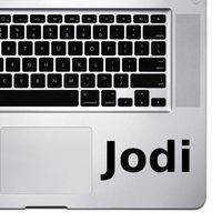 (2X) StickAny Palm Series Jodi Sticker for MacBook Pro, Chromebook, and Laptops (Black)