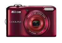Nikon COOLPIX L28 20.1 MP Digital Camera with 5x Zoom Lens and 3" LCD (Red) (OLD MODEL)