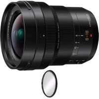 Panasonic Leica DG Vario-Elmarit 8-18mm f/2.8-4 ASPH. Lens + UV Protective Filter Combo