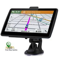 GPS Navigation for Car - 7inch HD GPS 256-8GB Voice Broadcast Navigation, top-Loading North America map (USA, Canada, Mexico map) Lifetime map Free Update