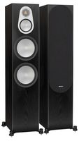 Monitor Audio Silver 500 Floorstanding Speaker Black Oak Pair (Black Oak)