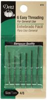 Dritz 672 Easy Threading Hand Needles (6-Count)