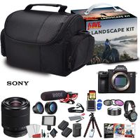 Sony Alpha a7 III Full Frame Mirrorless Digital Camera (Body Only) ILCE7M3/B - Bundle Kit with Sony FE 28-70mm f/3.5-5.6 OSS Lens + More
