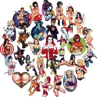 Sexy Anime Devil Girl Laptop Stickers Car Skateboard Motorcycle Bicycle Luggage Guitar Bike Decal