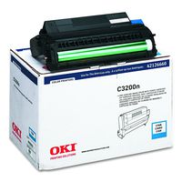 Oki Cyan Image Drum, 15000 Yield, Ships with 1000 Yield Toner (42126660)