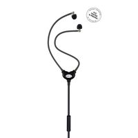 Vest Anti-Radiation Air Tube Headset Headphone Radiation Protection - Black