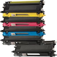 HQ Supplies Compatible Replacements for 5 PK Brother TN115, 2 TN115BK, 1 TN115C, 1 TN115Y, 1 TN115M for use with DCP9040CN DCP9045 HL4040 HL4040CN HL4070CDW MFC9440CN MFC9450CDN MFC9840CDW Printers