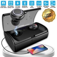 Wireless Earbuds for Android, Bluetooth Earbuds with 2200mAh Charging Case, Wireless Earphones Bluetooth 5.0 with Microphone Stereo in-Ear Earbuds for Running Compatible iOS Huawei Samsung Cell Phone