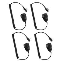 4 Pack Maxtop APM100-I2 Light Duty Shoulder Speaker Microphone for ICOM IC-F3011 IC-F4011 IC-F3021 IC-F4021 IC-F3062