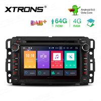 XTRONS 7" Android 9.0 Octa Core 4G RAM 64G ROM HD Digital Multi-Touch Screen OBD2 DVR Car Stereo DVD Player Supports Tire Pressure Monitoring WiFi OBD2 for Chevrolet GMC Hummer