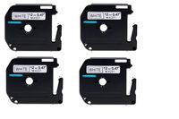 4PK Compatible M-K231 Black on White Tape