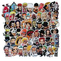 HomMall Anime Graffiti Stickers Decals Car Stickers Motorcycle Bicycle Skateboard Luggage Phone Pad Laptop Stickers Anime Cartoon Bumper Patches Decals(One Piece (75pcs))