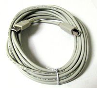25' FT 25FT USB BeigeCABLE 2.0 A/B M/M PRINTER/SCANNER US SELLER FAST SHIPPING