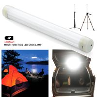 Javavoke Bright Portable Rechargeable LED Light stick with Magnet for Work Camping Truck Beach Home Emergency 4400mAh Battery