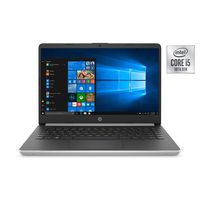 Newest HP 14" HD Premium Business Laptop PC | 10th Gen Intel Quad-Core i5-1035G1 up to 3.6GHz | 8GB RAM | 256GB SSD | WiFi | HDMI | Card Reader | Bluetooth | Windows 10 | Silver