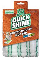 Quick Shine Hardwood Floor Cover Refill Mop Pad, White