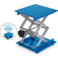 VEVOR Sta 8 X 8 Inch 88LB Aluminum Oxide Lifting Platform Heavy Duty Laboratory Scissor Lab Jack Stand 8x8 Inch