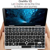 One Netbook One Mix 1S Yoga 7" Pocket Laptop Ultrabook Windows 10 Portable Mini Laptop UMPC Tablet PC Intel Celeron Processor 3965Y Dual Core 8GB/128GB PCIE SSD+2048 Level Original Stylus Pen