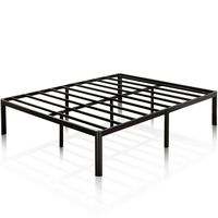 Zinus Van 16 Inch Metal Platform Bed Frame with Steel Slat Support / Mattress Foundation, Queen