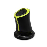 iLuv Syren Nfc-enabled Bluetooth Portable Speaker (Green). Works with all iPhones (iPhone 6, 5, 5s, 5c, 5, 4s) and all Galaxy Phones and Bluetooth Devices