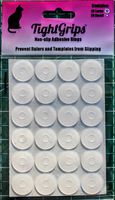 TightGrips Non-Slip Grips for Quilt Templates - 48 Pieces Total - 24 Large & 24 Small