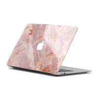 Uniqfind MacBook Case and Decal Skin Sticker Set (15"/inch MacBook Pro with Touch Bar (2016-2019), Blush Marble)
