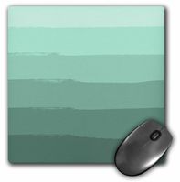 3dRose LLC 8 X 8 X 0.25 Inches Mouse Pad Mint Green Abstract Stripes (Mp_181267_1)