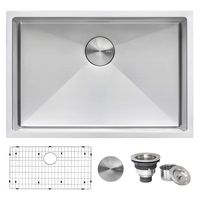 Ruvati 28-inch Undermount 16 Gauge Tight Radius Stainless Steel Kitchen Sink Single Bowl - RVH7250