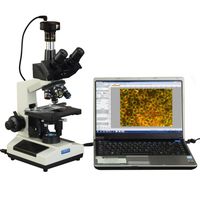 OMAX 40X-2000X Darkfield Trinocular Compound Biological LED Microscope with 3.0MP USB Camera