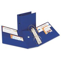 Avery Durable Binder, 5" One Touch Rings, 1,050-Sheet Capacity, DuraHinge, Blue (07900)