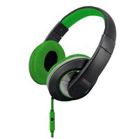 Sentry Industries Inc. HM962 Deep Bass Stereo Headphones with Mic, Green