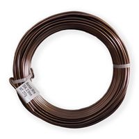 Anodized Aluminum 2.5mm Bonsai Training Wire 250g Large Roll (60 feet) - Choose Your Size Color (2.5mm, Brown)