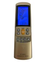 GOLD COLOR AC Remote Control For Carrier, Trane, Toshiba, Sanyo, Mitsubishi, Fujitsu, Hitachi, Haier, LG, York, Midea, Panasonic, Sharp, Samsung, Kelon, Hyundai, Gree, Funai, Daikin, Rowa, Goldstar, Daewoo.