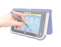 DURAGADGET Silver Aluminium 'Crayon' Style Touchscreen Stylus Pen with Capacitive Rubber Tip Compatible with Vtech InnoTab Max 7 Kids Tablet (2014 Release)