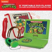 Ematic Teenage Mutant Ninja Turtles 9-Inch Portable DVD Player with Travel Bag and Headphones