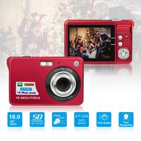 HD Mini Digital Cameras,Point and Shoot Digital Cameras for Kids Teenagers Beginners-Travel,Camping,Outdoors,School (Red 1)
