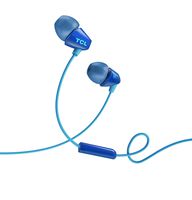 TCL Socl 100 in-Ear Earbuds Wired Headphone with Passive Noise Isolation and Built-in Mic - Ocean Blue