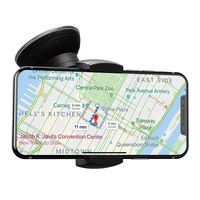 Just Mobile Xtand Go Z1 German Engineered Handsfree Car Windshield Dashboard Mount Holder Flex Bracket Case Friendly Hinge Tension Tightener Hidden Screw One-Hand Control Modular for iPhone Xs/XR/XS Max Samsung Galaxy/Note (ST-169D)